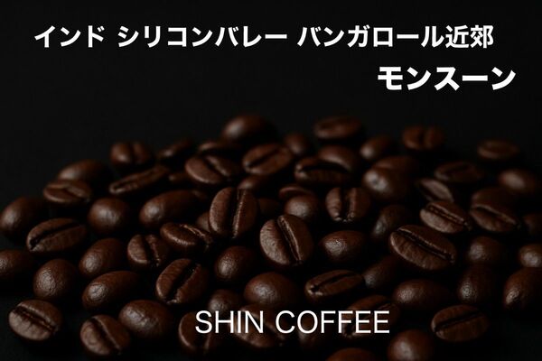 自家焙煎コーヒー豆 インド シリコンバレー バンガロール近郊 モンスーン SHIN COFFEE