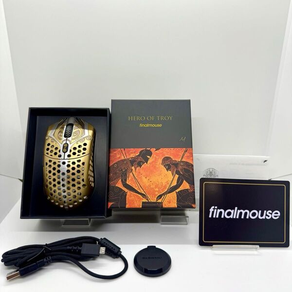 【希少品箱あり】Finalmouse Achilles Hero of Troy 世界限定2500台 gaming mouse