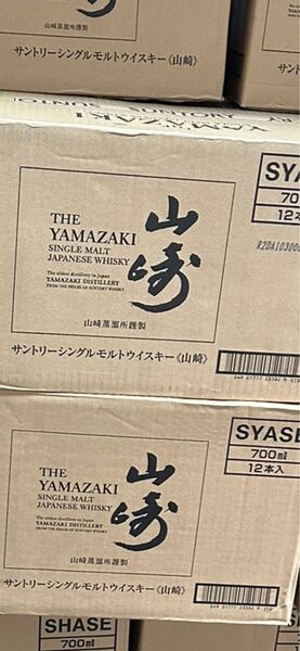 サントリーシングルモルトウイスキー山崎 700ml 12本入り 箱未開封