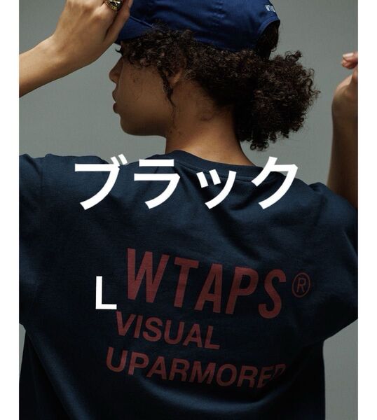 25ss WTAPS FORTLESS SS COTTON L BLACK ダブルタップス ブラック 黒 Tシャツ TEE
