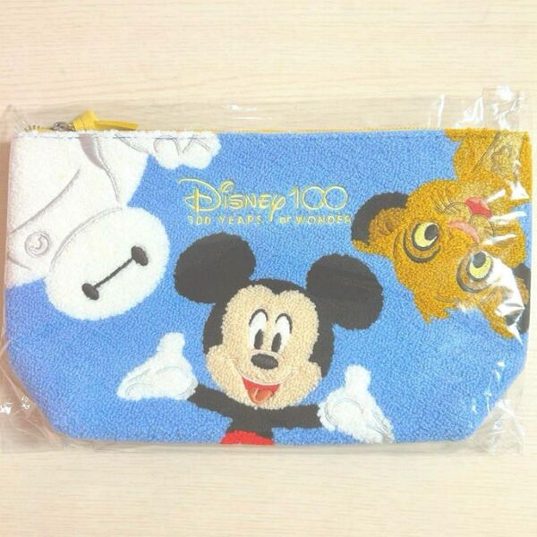 ディズニー 100周年 限定 さがらポーチ ミッキー ベイマックス シンバ