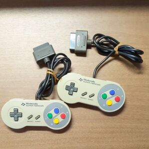 ジャンク品 スーパーファミコン コントローラー2個セット 販売