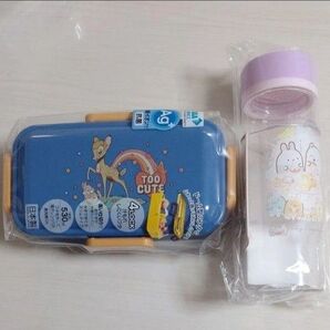 ★ディズニー バンビ ふわっと弁当箱★すみっコぐらし 直飲み ウォーターボトル 400ml