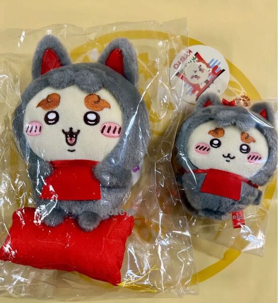 ちいかわ もぐもぐ本舗 京都 伏見稲荷店 限定稲荷なマスコット 稲荷なぬいぐるみ シーサー 合計 2体 セット