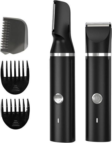 新品★ボディシェーバー VIOシェーバー メンズ 無駄毛処理 IPX7防水 お風呂剃り可 低騒音自動研磨 ボディーシェバー ムダ毛