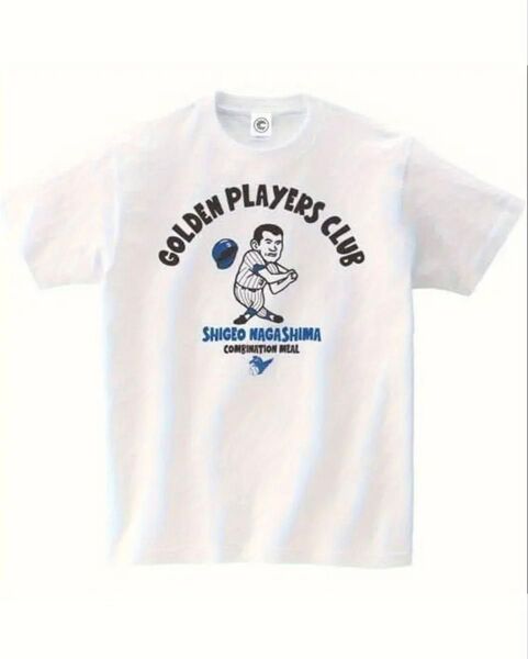 長嶋茂雄 GOLDEN PLAYERS CLUB プリント 半袖 シャツ XL