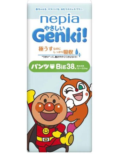 ネピア やさしいGenki!パンツ Bigサイズ 4枚 アンパンマン