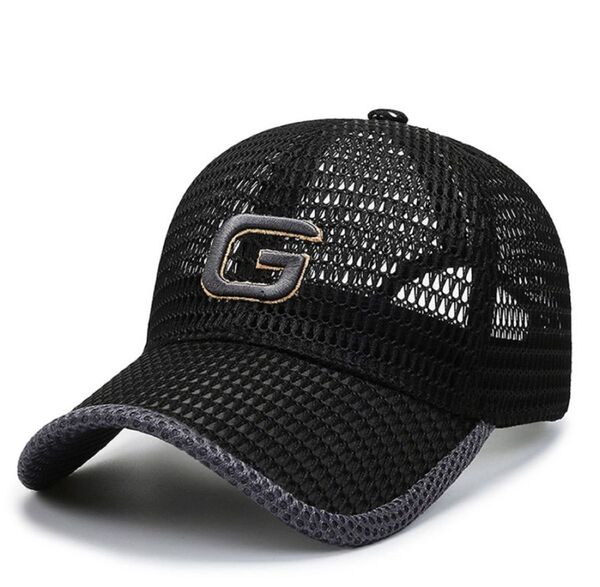 メッシュキャップ G ブラック ゴルフ帽子 野球帽