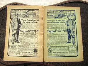 【雑誌広告】1915年 両面広告 Signal Overall ビンテージ カバーオール ワーク オーバーオール 古着 アメリカ Vintage 