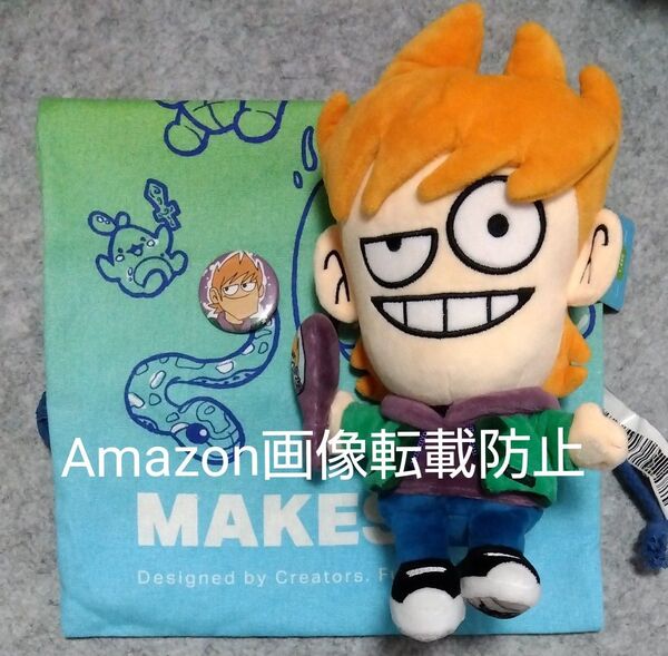 Eddsworld エッズワールド matt マット MAKESHIP ぬいぐるみ 缶バッジ 公式グッズ