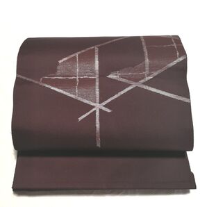 名古屋帯 正絹 銀糸 着物