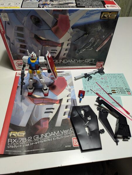 RG 1/144 RX-78-2ガンダムVer.GFT プラモ 組立済み 完成品 箱無し