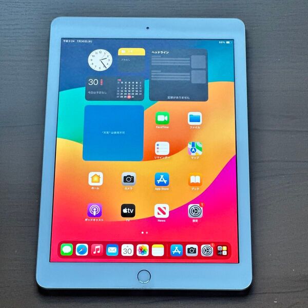 【動作品】 レア iPad 第6世代 32GB シルバー Apple Wi-Fi タブレット 9.7インチ ホワイト