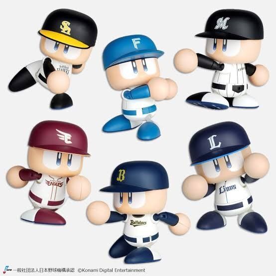 完全梱包・未開封 パワフルプロ野球 パワプロくん プライズアクションフィギュア パシフィック・リーグ 6種コンプ