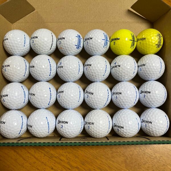 SRIXON AD333 ADSPEED ロストボール 24球 ゴルフボール スリクソン