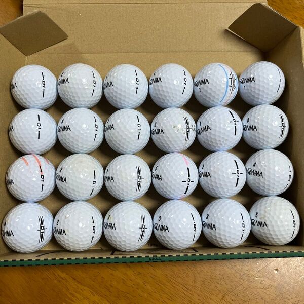 ホンマ D1 他 ロストボール 24球 ゴルフボール HONMA