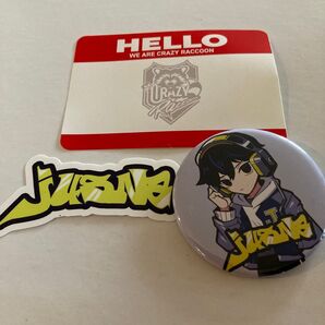 CR メンバー缶バッジ&ステッカー4 ジュスナ