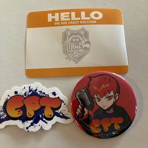 CR メンバー缶バッジ&ステッカー4 CPT