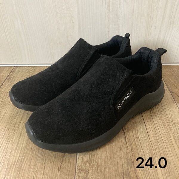 ボディグローブ 靴 スニーカー 黒 スリッポン 歩きやすい ウォーキング 運動靴 軽量 防水 Body Glove