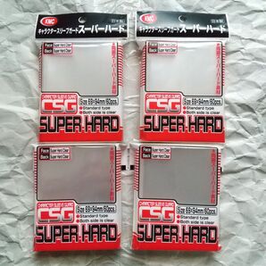 KMC キャラクタースリーブガード スーパーハード 60枚入×4個【カードスリーブ】