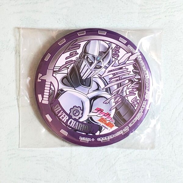 ジョジョの奇妙な冒険 3部 シルバーチャリオッツ 缶バッジ 新品 缶バッチ