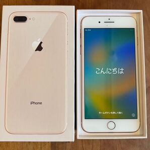 【美品】iPhone8 Plus gold 64GB SIMフリー バッテリー84%
