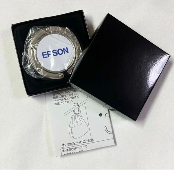 EPSON エプソン バッグハンガー バッグフック バッグ掛け 未使用 新品 ノベルティ