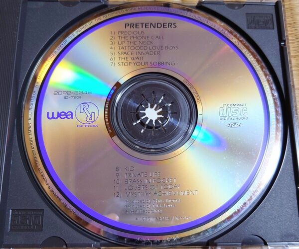 PRETENDERS 中古CD ケース無