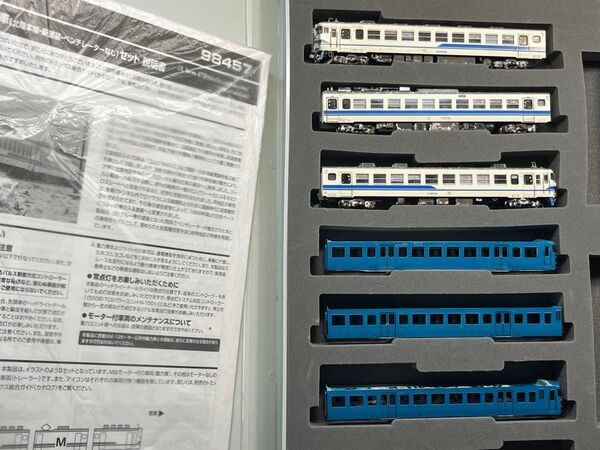 (ウェザリング加工・ジャンク品)Tomix 98457 475系新北陸色 3両セット+おまけ