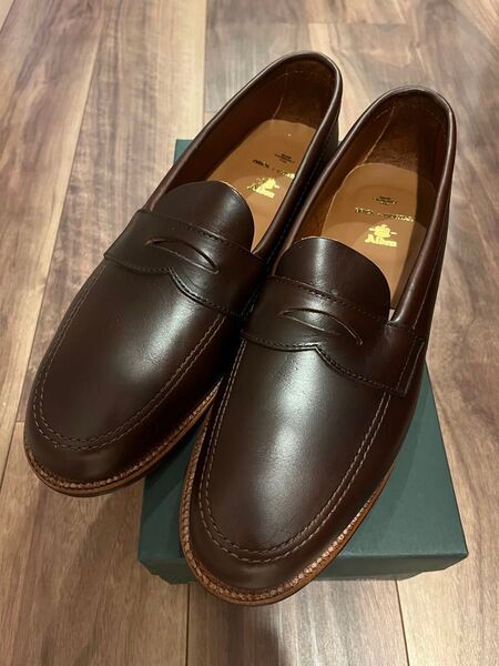 新品 オールデン クロムエクセル ローファー US10.5D アンラインド Alden x Brick + Mortar 別注