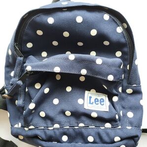 子供用リュック Lee ドット柄リュック ネイビー