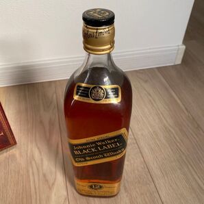 ジョニーウォーカー ブラックラベル ウイスキー 金キャップ 古酒