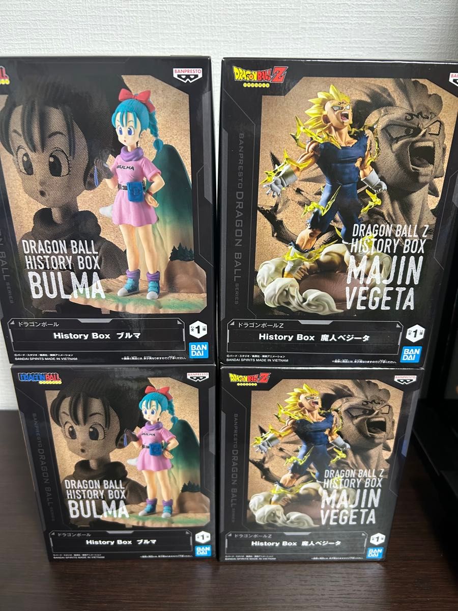 ドラゴンボール History Box ブルマ 魔人ベジータ 6セット ドラゴンボール History Box ブルマ 魔人ベジータ 6セット