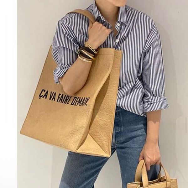 ドゥーズィエムクラス スキンSHOPPER トートバッグ L