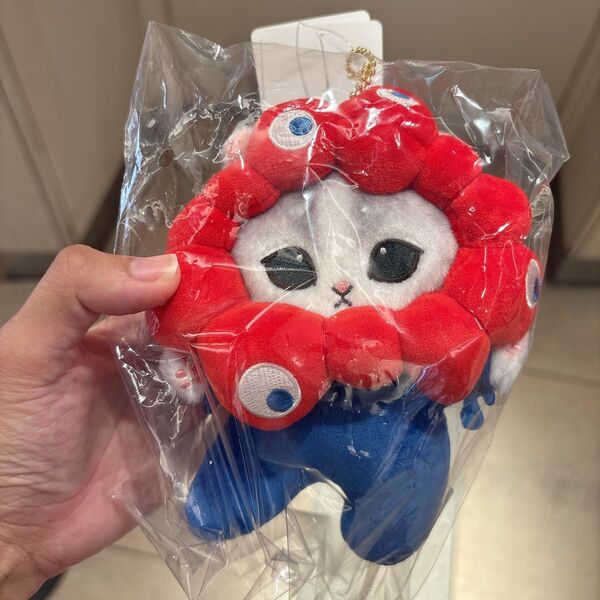 万博 ミャクミャク モフサンド マスコット キーホルダー