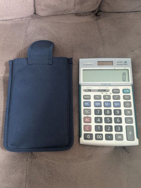 CASIO AZ-25S 電卓 ソフトケース付き 学校専売品