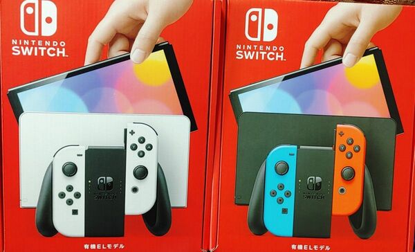 ニンテンドースイッチ 本体 有機EL モデル 新品 未使用 2台セット Nintendo Switch ホワイト ネオン 任天堂