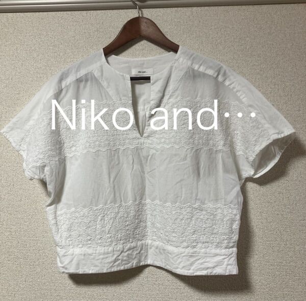 Niko and… ニコアンド ブラウス レースブラウス スキッパーシャツ