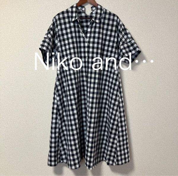 Niko and… ニコアンド ワンピース チェックワンピース M