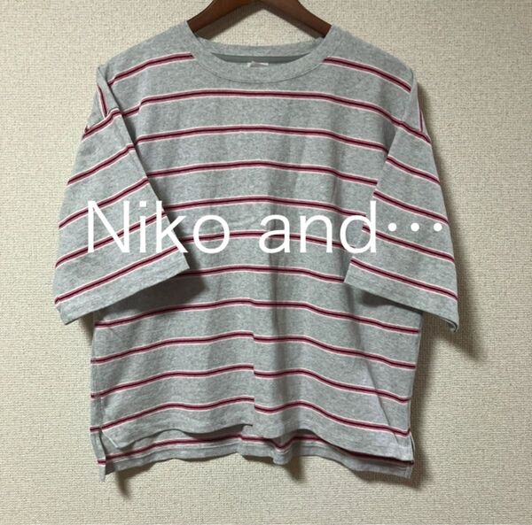 Niko and… ニコアンド Tシャツ COLORマイスターTシャツ M