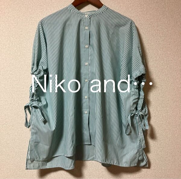 Niko and… ニコアンド シャツ ケアイージーコタットチュニックシャツ