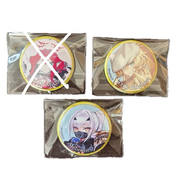 fgo Fate/Grand Order 缶バッジ バーゲスト メリュジーヌ