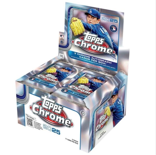 2025 Topps Chrome Baseball Jumbo Box