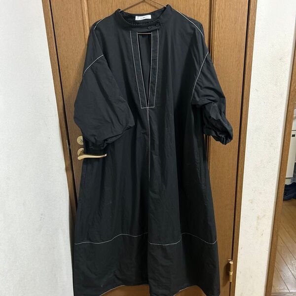 シャツワンピース黒