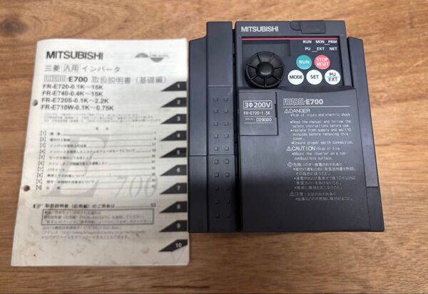 三菱電機 汎用インバータ FREQROL FR-E720-1.5K