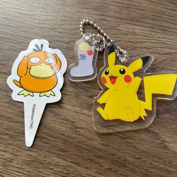 即発送 コメダ ポケモン ピカチュウチャーム コダックピック