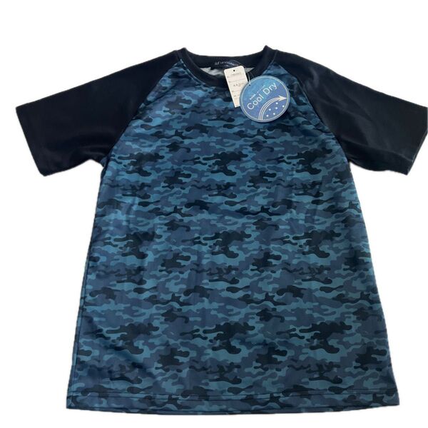 150㎝ 新品 半袖Tシャツ 迷彩 吸水速乾 夏