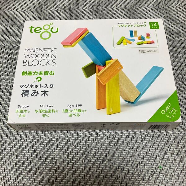 Tegu (テグ) 積み木 マグネットブロック 14ピース/ティント TYTU00301