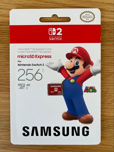 【新品未開封】Nintendo Switch 2対応 microSD 256GB サムスン製