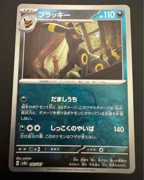 ブラッキー マスターボールミラー テラスタルフェスex ポケモンカードゲーム